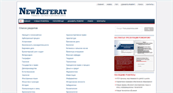 Desktop Screenshot of newreferat.com