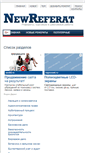 Mobile Screenshot of newreferat.com